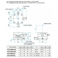 OSE-GOH-65B: Goniometers, 65 x 65 mm