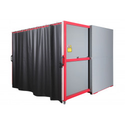 Mobile Laser Safety Cabin for Laser Welding