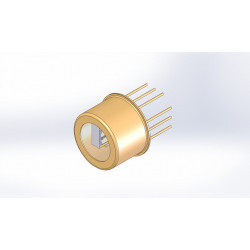 Schematic of DBR laser in TO-8 packaging