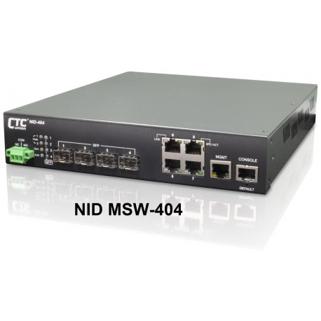 Carrier Ethernet Multi Service Switch MSW-404