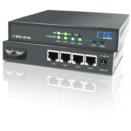 Un-gemanagte Fiber CPE Switche und Converter von CTC Union Un-gemanagte Fiber CPE Switche und Converter von CTC Union