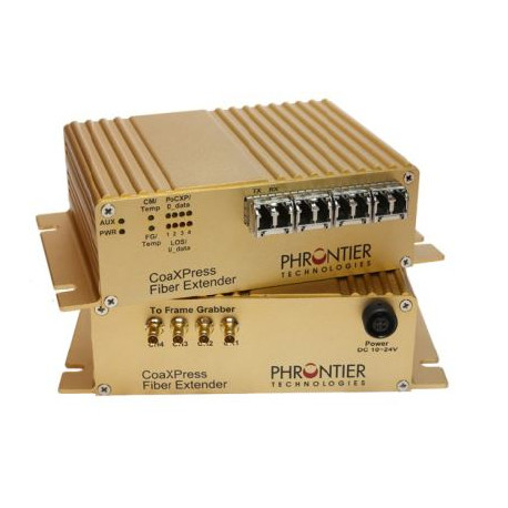 Phrontier PHORTE - Kompakte Glasfaserübertragung für CoaXPress Geräte
