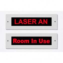 Panneau d'avertissement Laser Ultra Fin