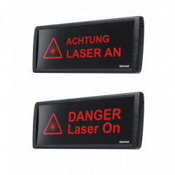 Panneaux d'avertissement Laser Ultra Large