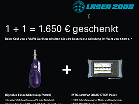 Gift campaign with Fiber Optics partner VIAVI
